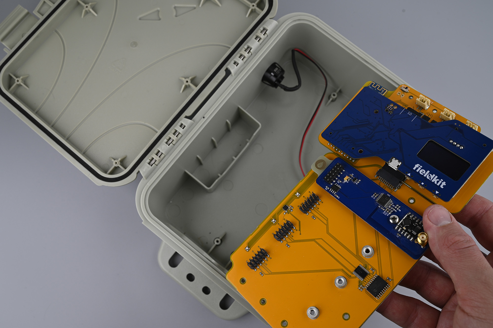 Place Components in Case
